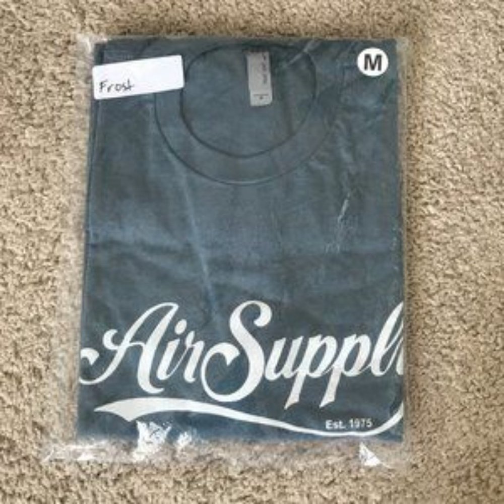 Air Supply t-shirt - frost - size M